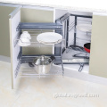 China cabinet basket kitchen soft closing magic corner basket Manufactory